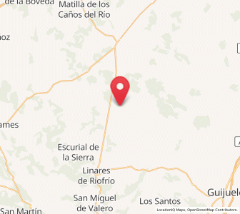 Map of Terrones, Castille and León
