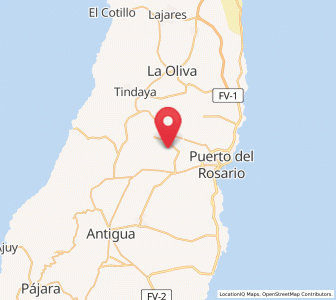 Map of Tetir, Canary Islands