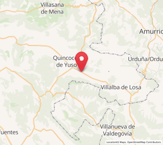Map of Teza, Castille and León