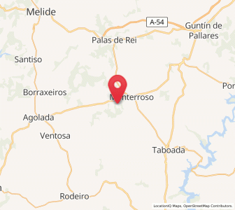 Map of Tierrachá, Galicia