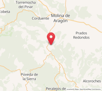 Map of Tierzo, Castille-La Mancha