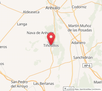 Map of Tiñosillos, Castille and León