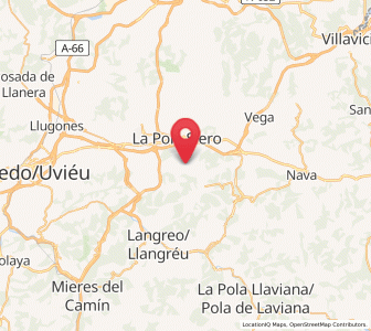Map of Tiroco de Arriba, Asturias