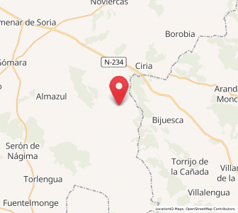 Map of Tobajas, Castille and León