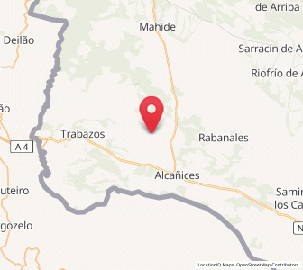 Map of Tola, Castille and León