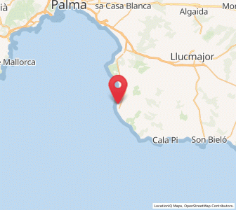 Map of Tolleric, Balearic Islands