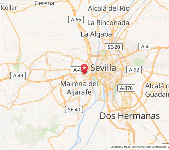 Map of Tomares, Andalusia