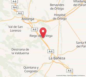 Map of Toralino, Castille and León