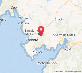 Map of Torea, Galicia