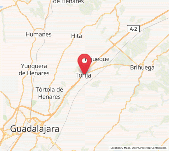 Map of Torija, Castille-La Mancha
