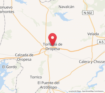 Map of Torralba de Oropesa, Castille-La Mancha