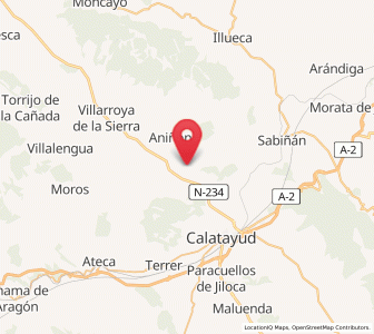 Map of Torralba de Ribota, Aragon