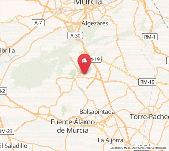 Map of Torre-Mochuela, Murcia