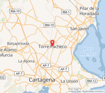 Map of Torre-Pacheco, Murcia