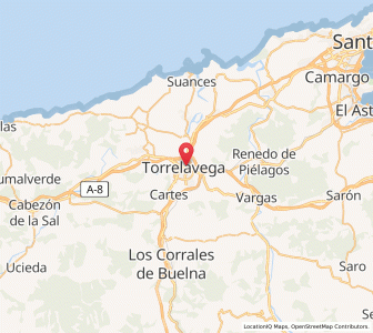 Map of Torrelavega, Cantabria