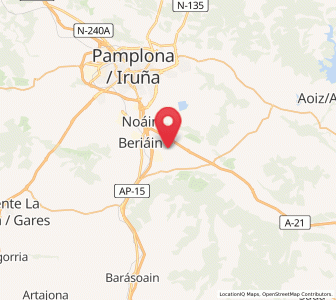 Map of Torres, Navarre