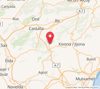 Map of Torrosella, Valencia