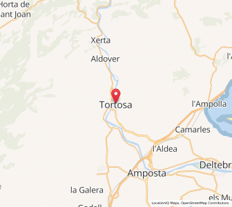 Map of Tortosa, Catalonia