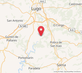Map of Tosende, Galicia
