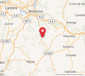 Map of Trasanquelos, Galicia