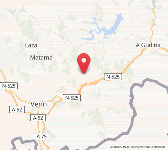 Map of Trasestrada, Galicia