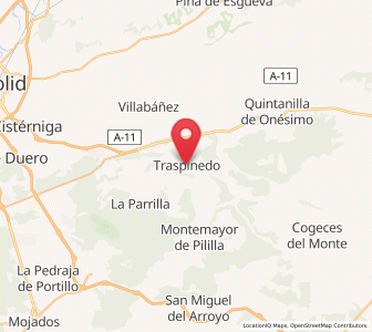 Map of Traspinedo, Castille and León
