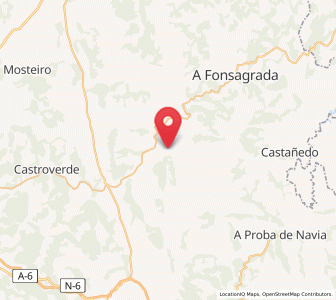 Map of Travesas, Galicia