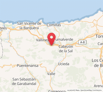 Map of Treceño, Cantabria