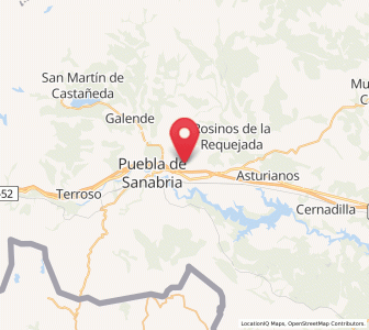 Map of Triufé, Castille and León