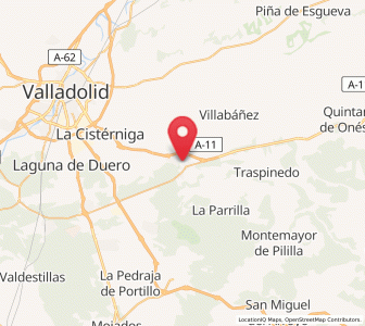 Map of Tudela de Duero, Castille and León