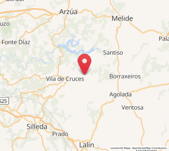 Map of Tuiriz, Galicia