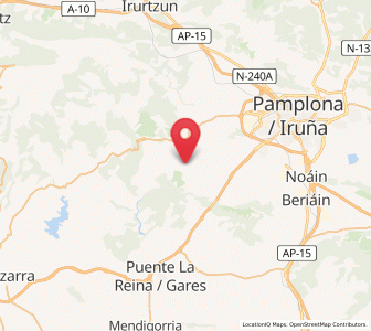 Map of Ubani, Navarre