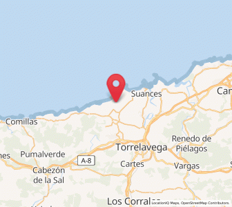 Map of Ubiarco, Cantabria