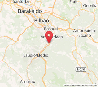 Map of Ugao / Miraballes, Basque Country