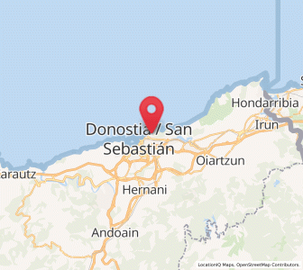Map of Ulia, Basque Country