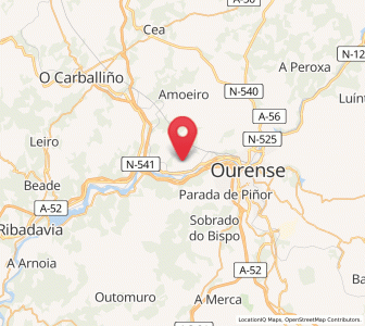 Map of Untes, Galicia