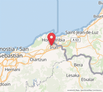 Map of Urantzu, Basque Country