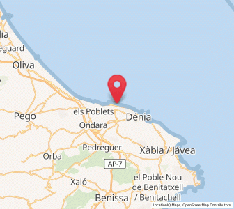 Map of Urbanización La Naranja, Valencia
