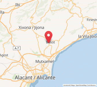 Map of Urbanización Valle Dorado, Valencia