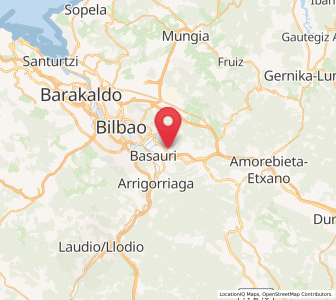 Map of Urbi, Basque Country