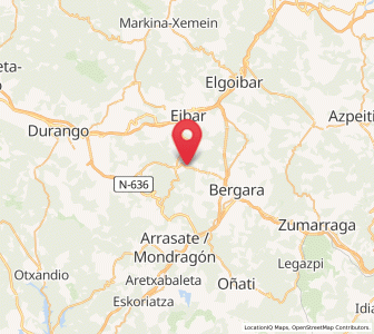 Map of Uriarte, Basque Country