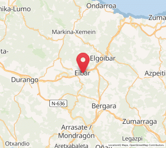 Map of Urkidi, Basque Country
