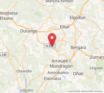 Map of Urkizuaran, Basque Country
