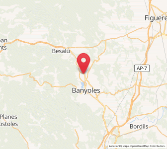 Map of Usall, Catalonia