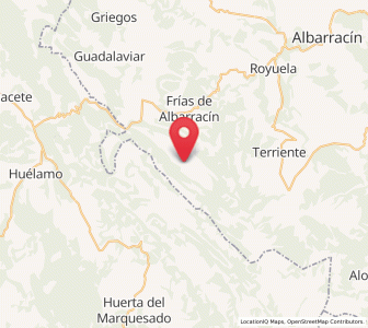 Map of Val del Cabriel, Aragon