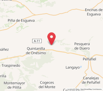 Map of Valbuena de Duero, Castille and León