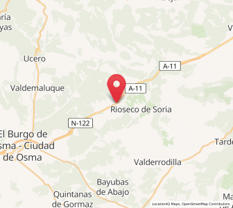 Map of Valdealvillo, Castille and León