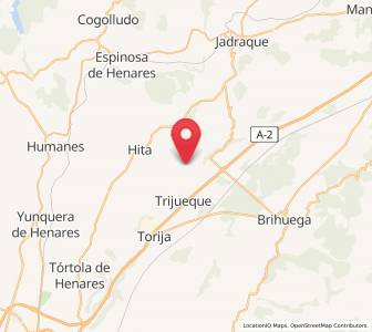 Map of Valdearenas, Castille-La Mancha