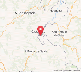 Map of Valdeferreiros, Asturias