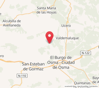 Map of Valdegrulla, Castille and León